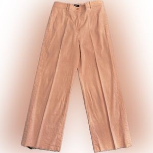 Theory Linen Cropped Pants